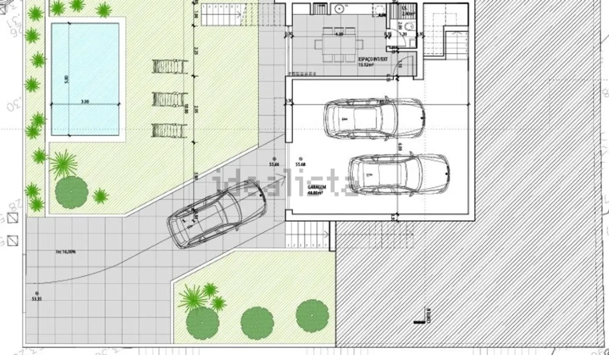 Moradia T4 para Venda em Corroios Planta 3