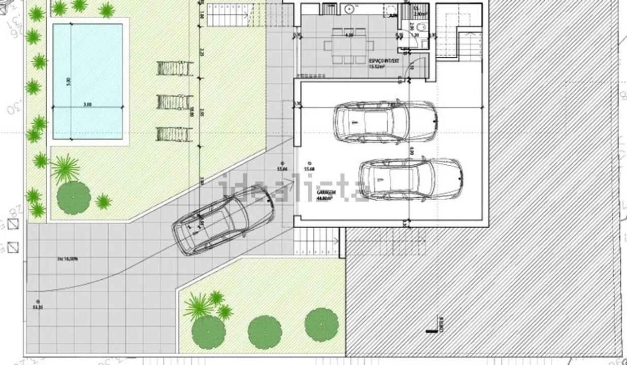 Moradia T4 para Venda em Corroios Planta 3