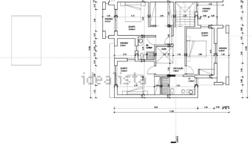 Moradia T4 para Venda em Corroios Planta 1