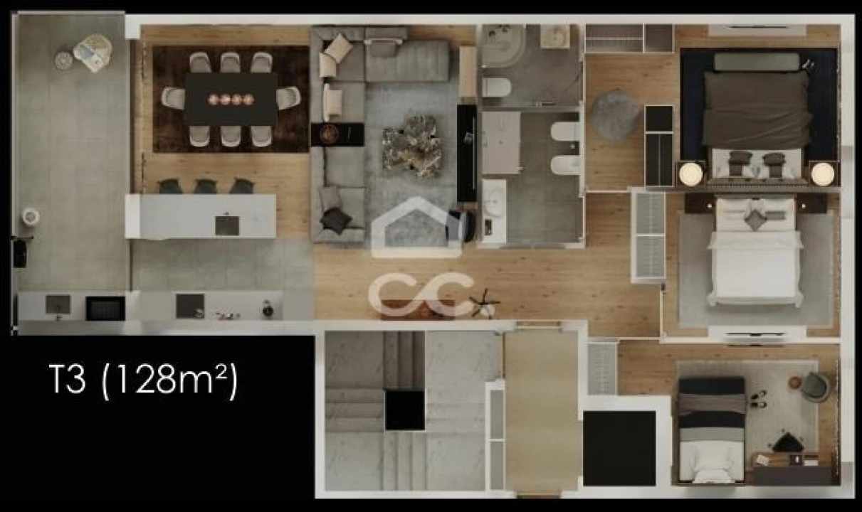 Apartamento T3 para Venda em Celeirós, Aveleda e Vimieiro Foto 9