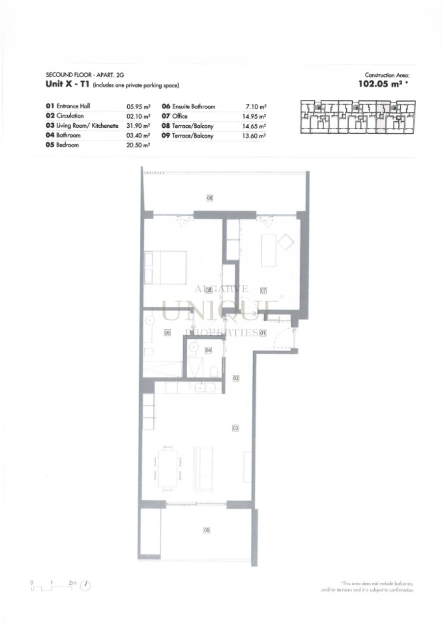Apartamento T2 para Venda em Lagos (São Sebastião e Santa Maria) Foto 17
