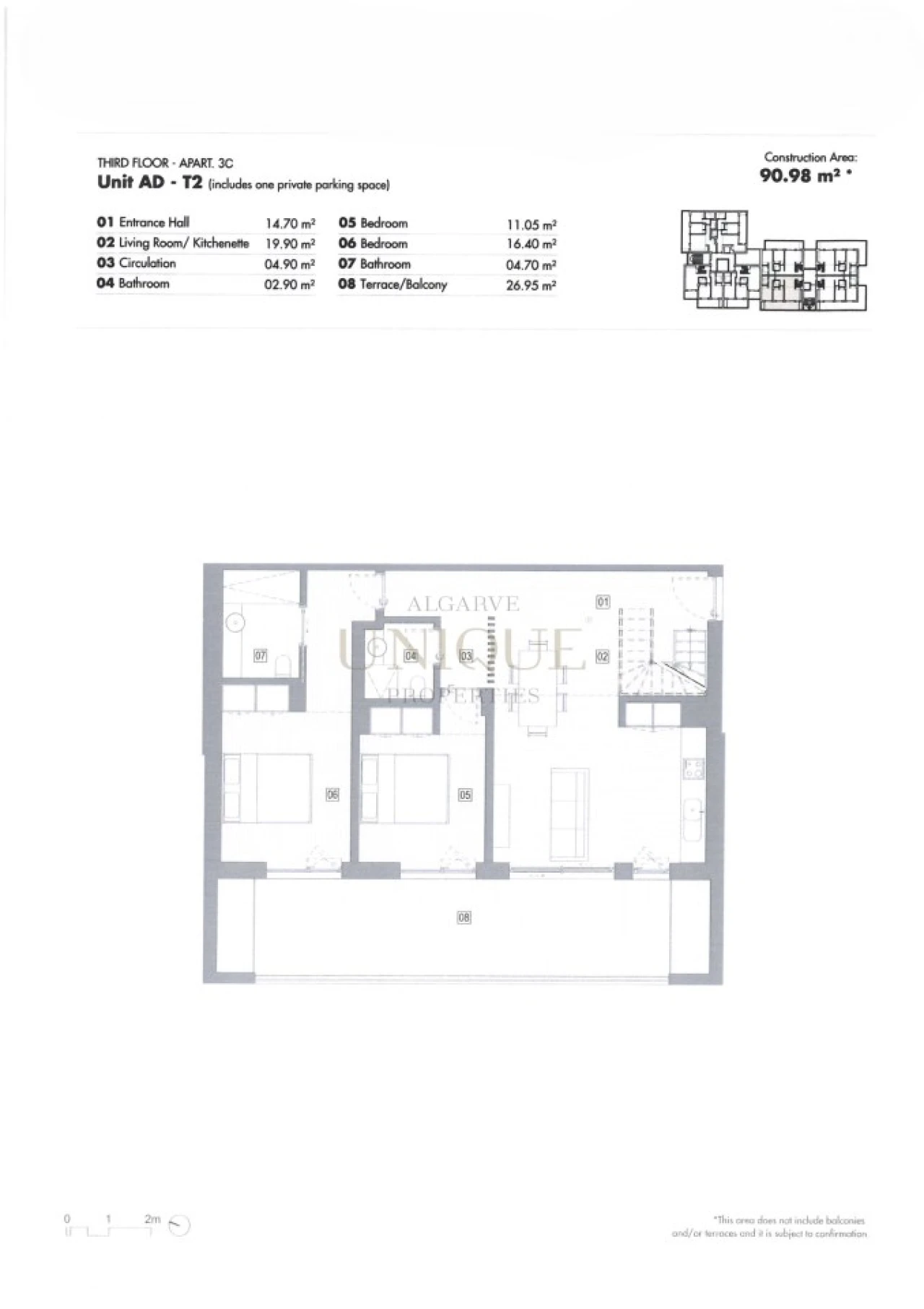 Apartamento T2 para Venda em Lagos (São Sebastião e Santa Maria) Foto 14