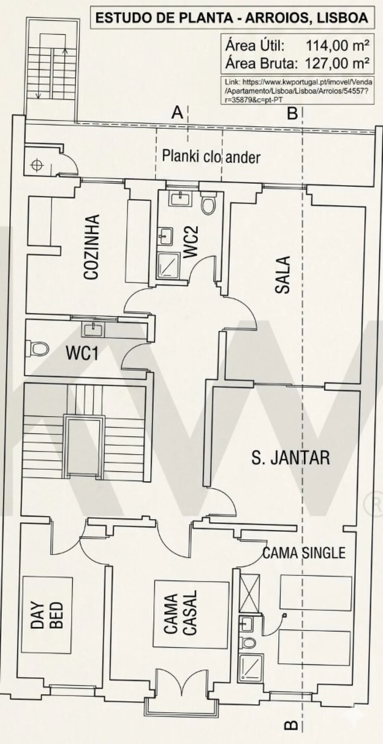 Apartamento T3 para Venda em Arroios Foto 31