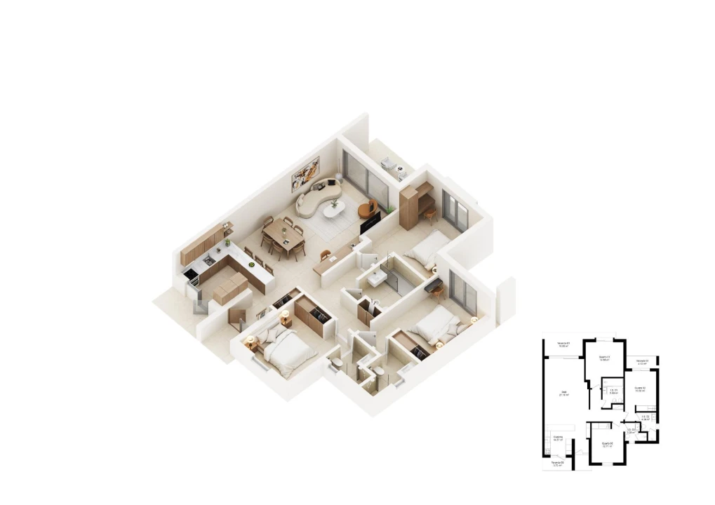 Apartamento T3 para Venda em Lagoa e Carvoeiro Foto 15