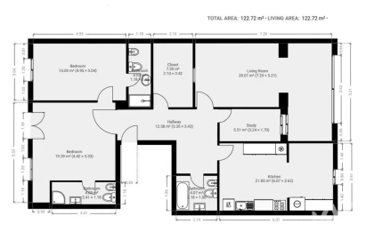 Apartamento T3 para Arrendamento em Arroios