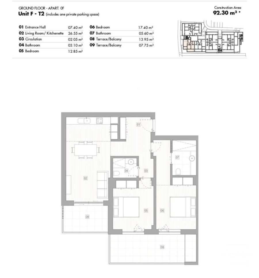 Apartamento T2 para Venda em Lagos (São Sebastião e Santa Maria) Foto 6