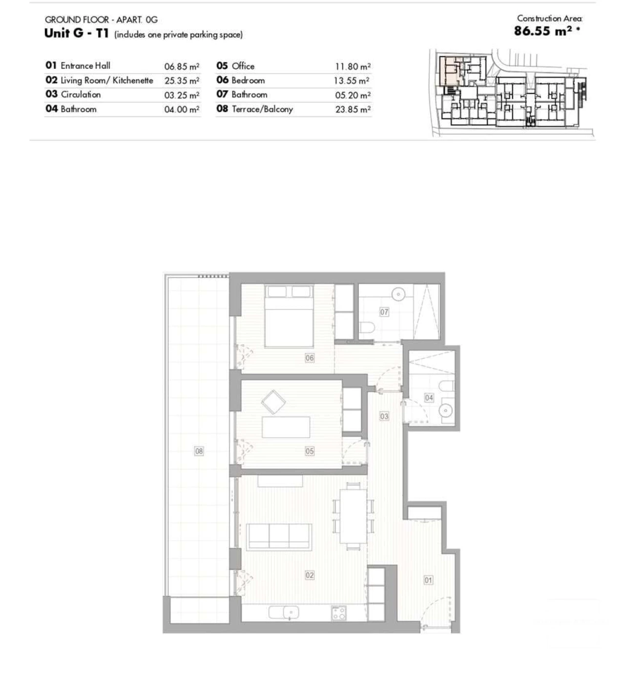 Apartamento T2 para Venda em Lagos (São Sebastião e Santa Maria) Foto 6