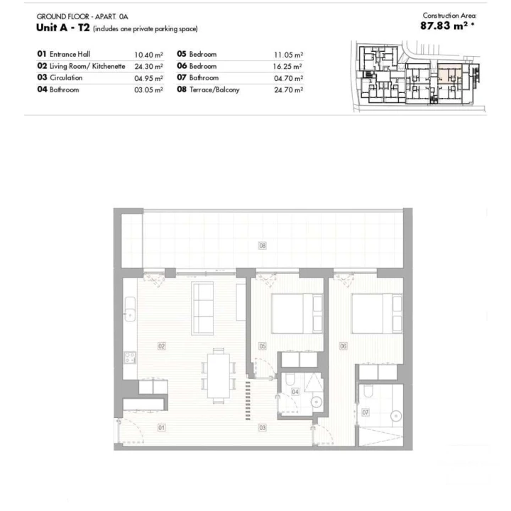 Apartamento T2 para Venda em Lagos (São Sebastião e Santa Maria) Foto 6