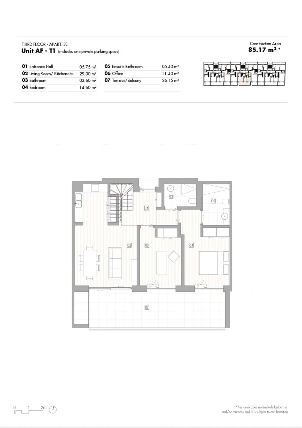 Apartamento T1 para Venda em Lagos (São Sebastião e Santa Maria) Planta 4