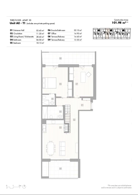 Apartamento T1 para Venda em Lagos (São Sebastião e Santa Maria)