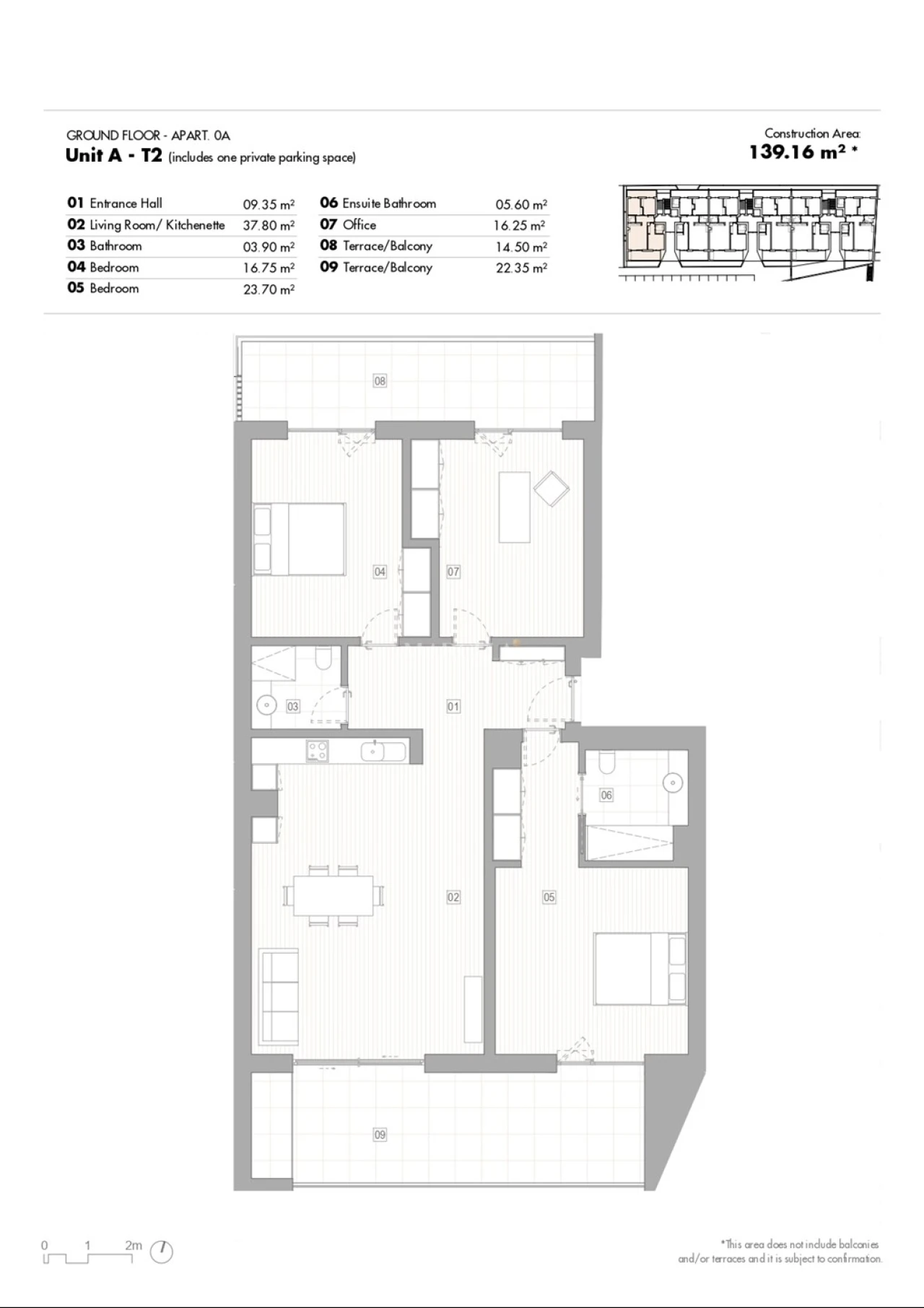 Apartamento T2 para Venda em Lagos (São Sebastião e Santa Maria) Planta 4