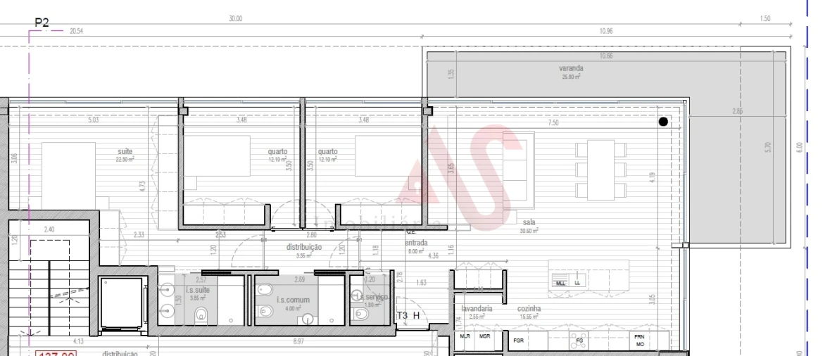 Apartamento T3 para Venda em São Tomé de Negrelos Foto 14