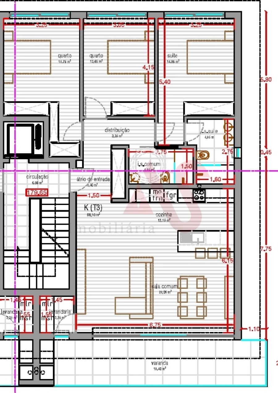 Apartamento T3 para Venda em Selho (São Jorge) Foto 29