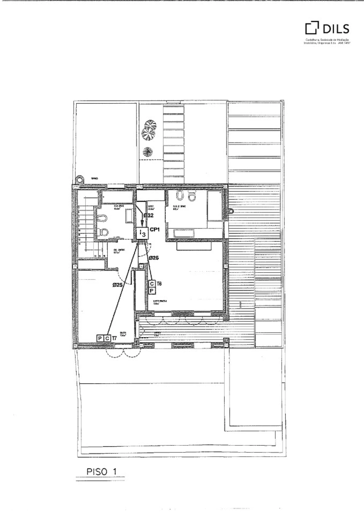 Moradia T3 para Venda em Comporta Planta 2