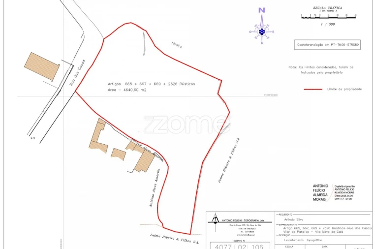 Terreno para Venda em Mafamude e Vilar do Paraíso Foto 1