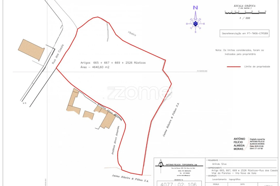 Terreno para Venda em Mafamude e Vilar do Paraíso Foto 1