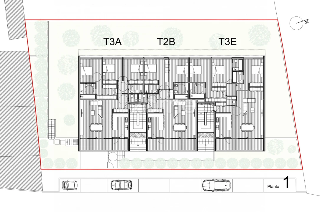Apartamento T2 para Venda em Gondomar (São Cosme), Valbom e Jovim Planta 3