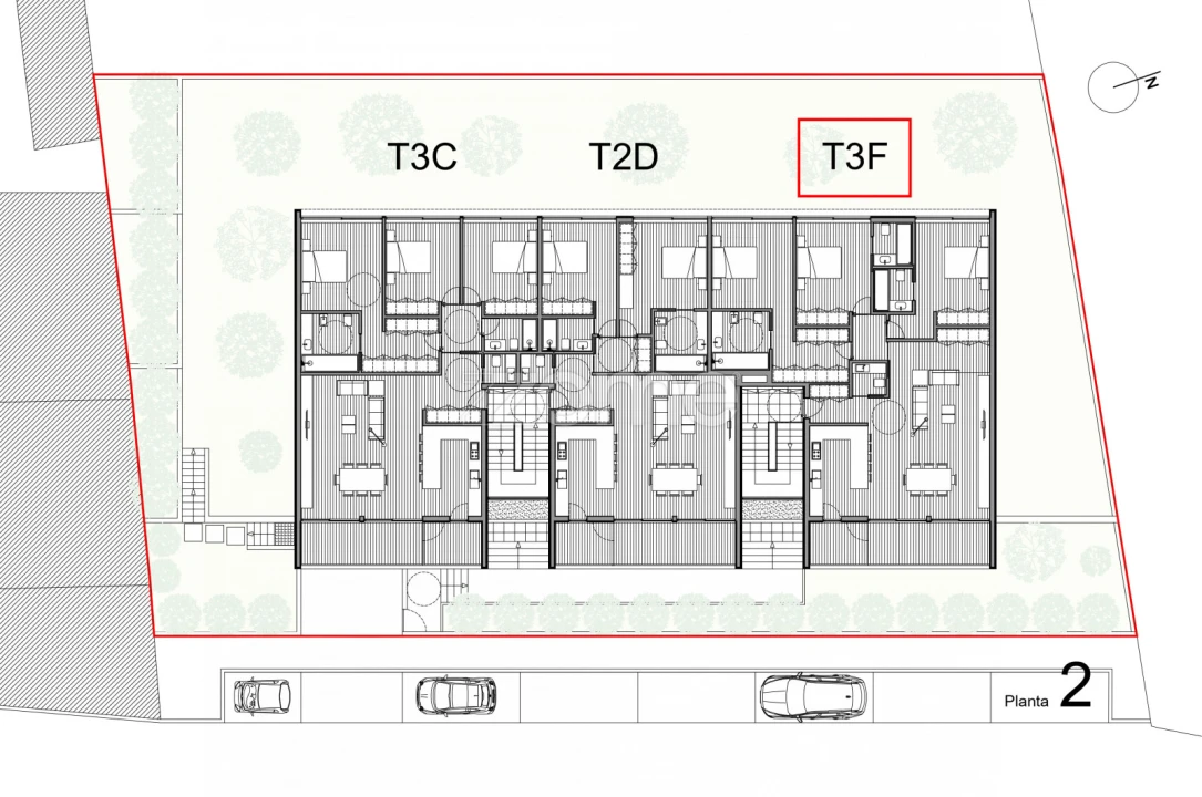 Apartamento T3 para Venda em Gondomar (São Cosme), Valbom e Jovim Planta 2