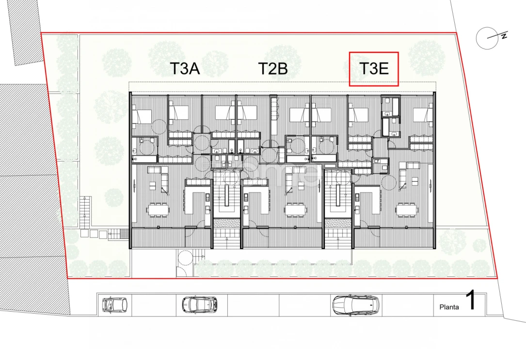 Apartamento T3 para Venda em Gondomar (São Cosme), Valbom e Jovim Planta 2