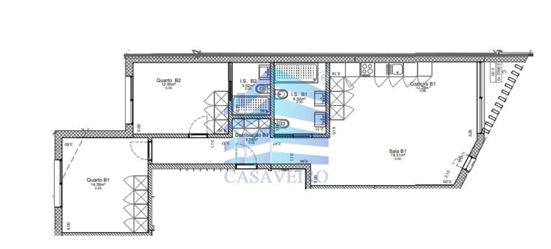 Apartamento T2 para Venda em Gafanha da Nazaré Foto 12