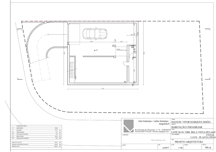 Moradia T4 para Venda em Estômbar e Parchal Planta 1