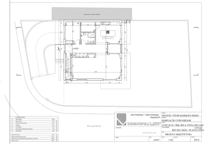 Moradia T4 para Venda em Estômbar e Parchal Planta 2