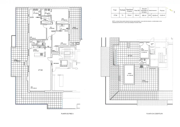Apartamento T3 para Venda em Ericeira Planta 1