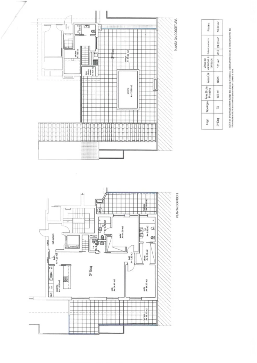 Apartamento T2 para Venda em Ericeira Planta 1