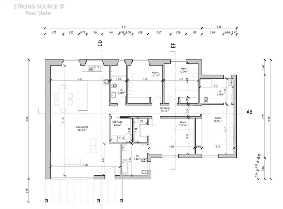 Quinta T4 para Venda em São Vicente do Paul e Vale de Figueira Foto 40