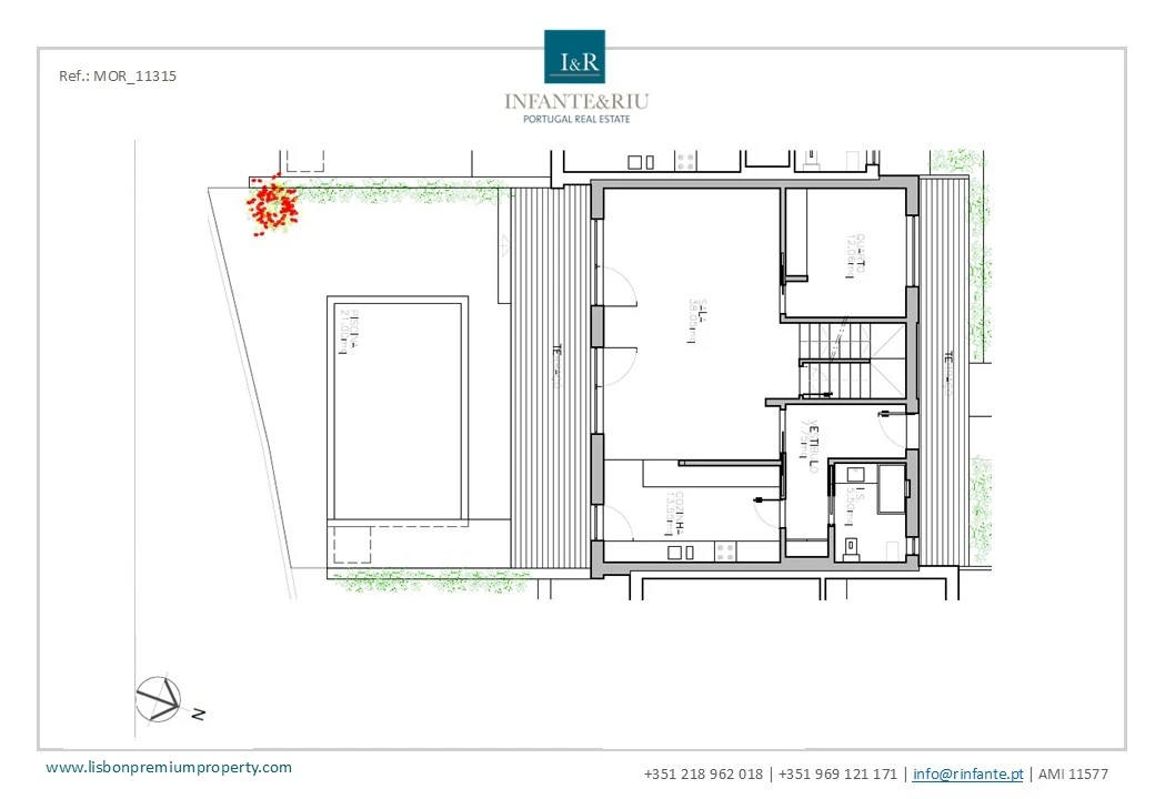 Moradia T4 para Venda em Alcabideche Planta 2