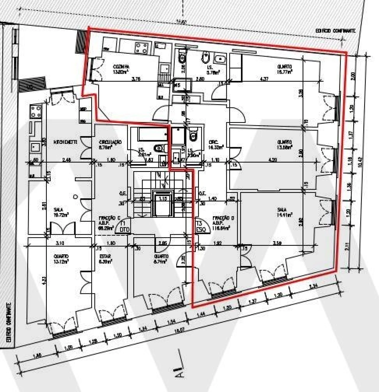 Apartamento T2 para Arrendamento em Santa Maria Maior Foto 15