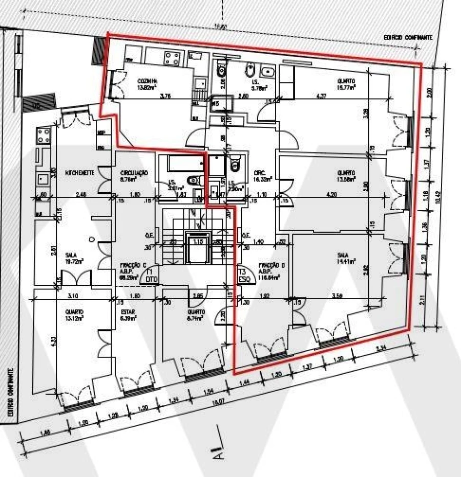 Apartamento T2 para Arrendamento em Santa Maria Maior Foto 15