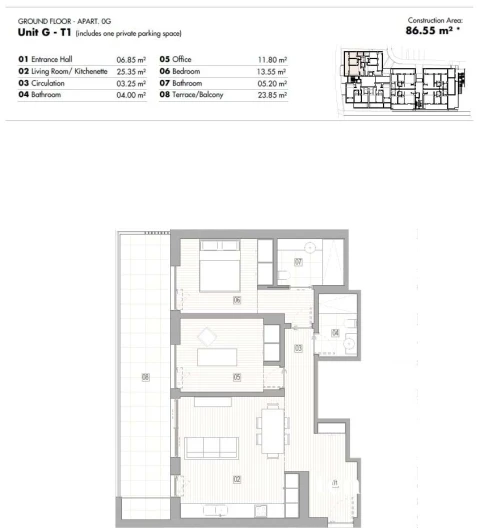Apartamento T2 para Venda em Lagos (São Sebastião e Santa Maria)