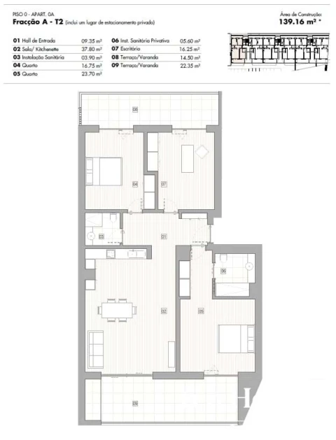 Apartamento T3 para Venda em Lagos (São Sebastião e Santa Maria)