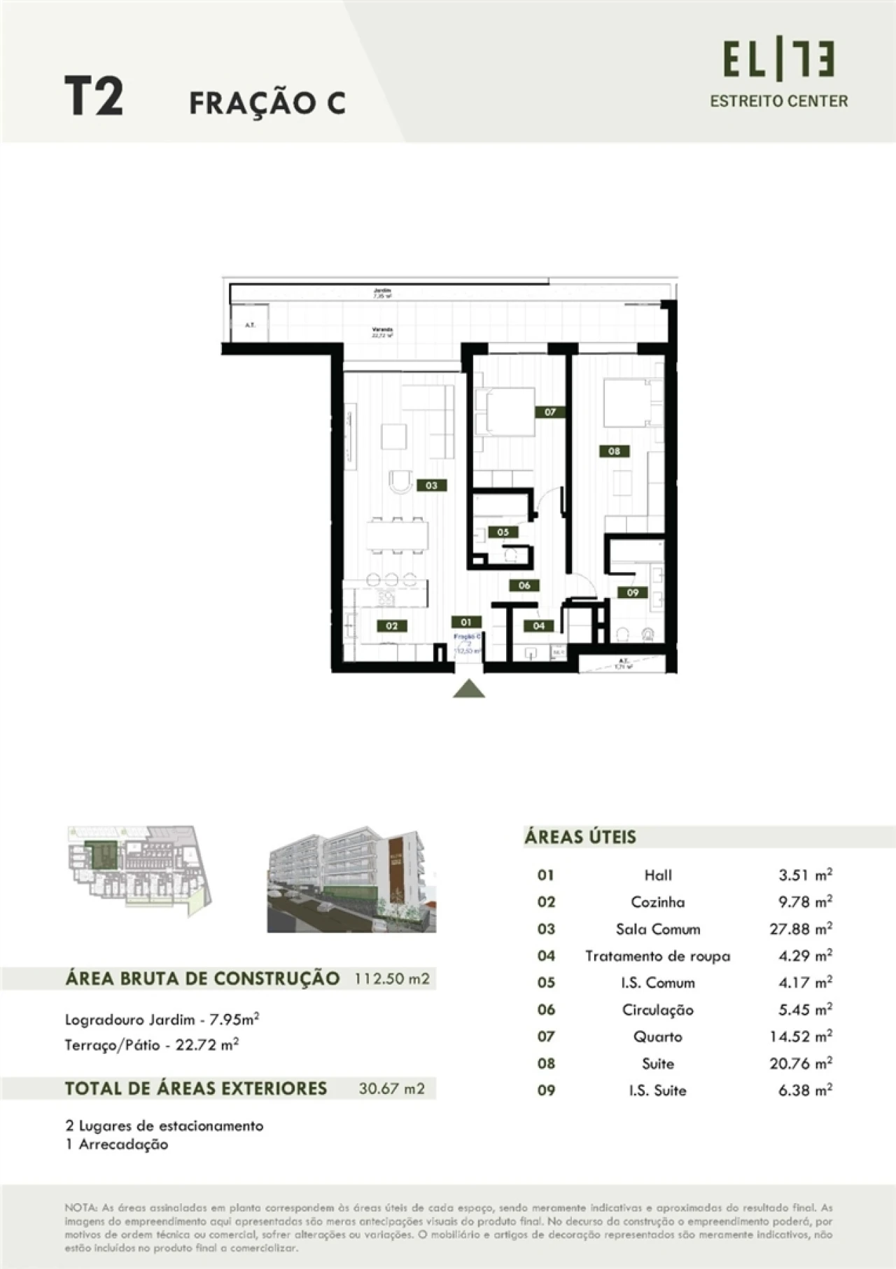 Apartamento T2 para Venda em Estreito de Camara de Lobos Foto 9