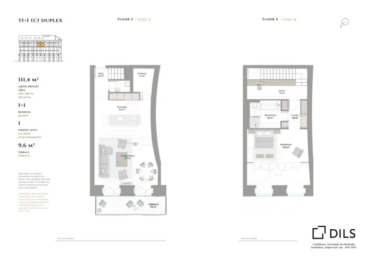 Apartamento T2 para Venda em Santo António Planta 1