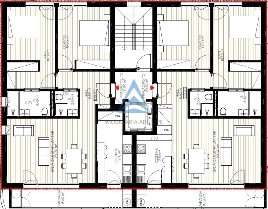 Apartamento T2 para Venda em Pombal Foto 11