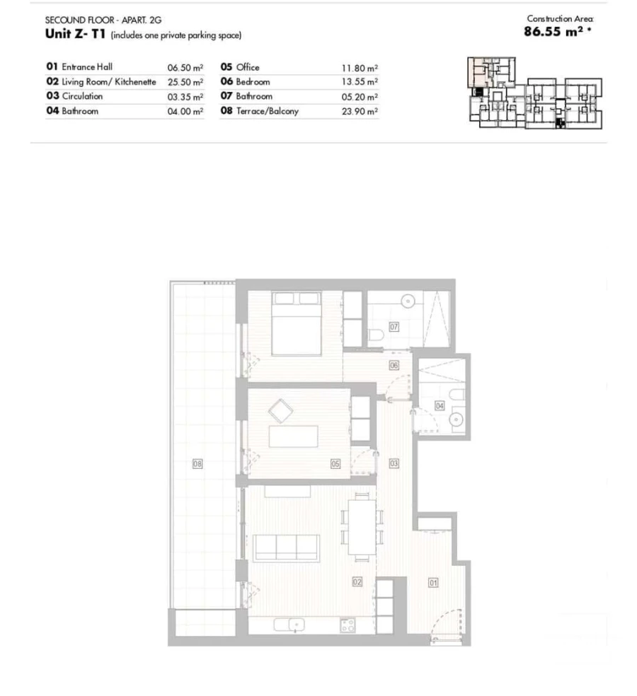 Apartamento T2 para Venda em Lagos (São Sebastião e Santa Maria) Foto 6