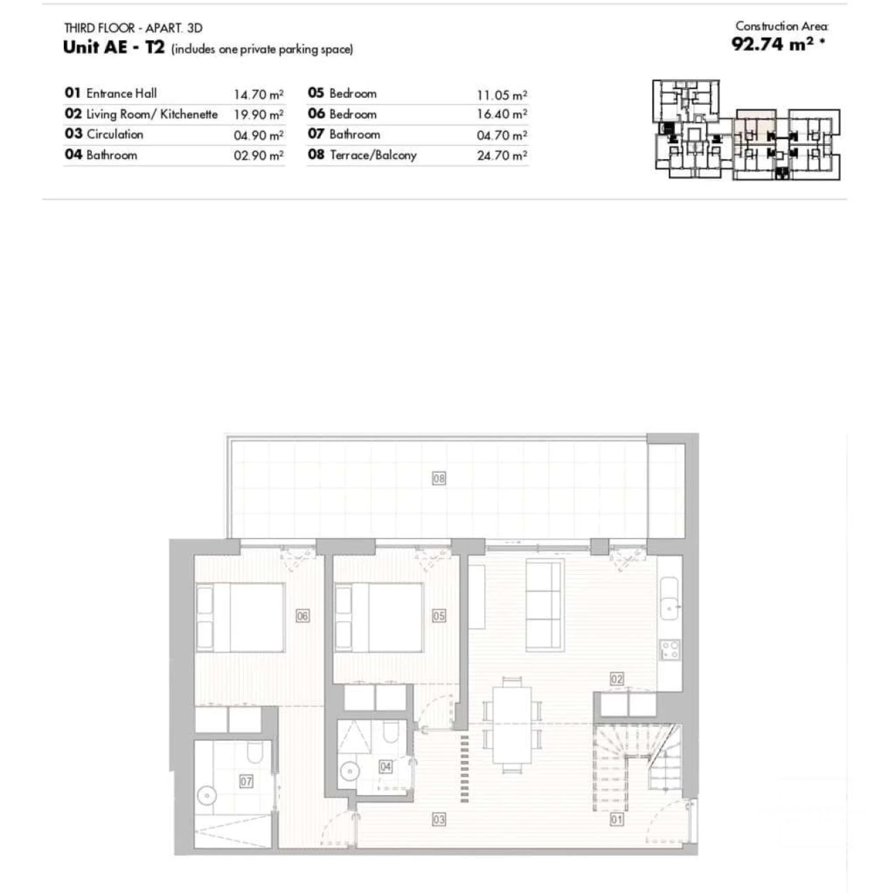 Apartamento T2 para Venda em Lagos (São Sebastião e Santa Maria) Foto 7