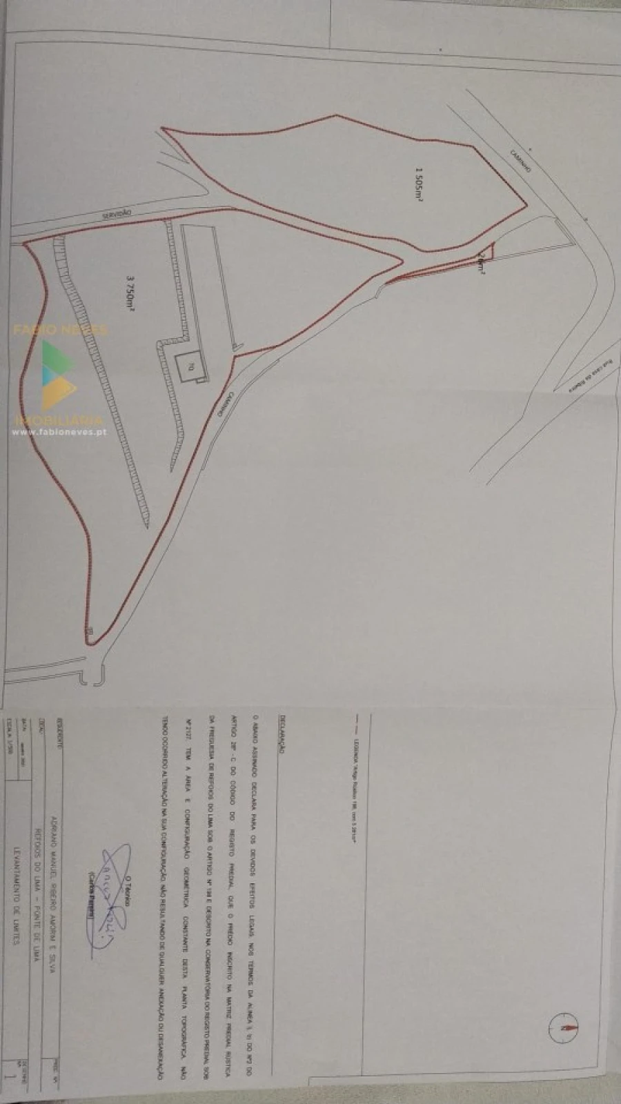 Terreno para Venda em Refoios do Lima Foto 2