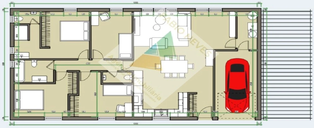 Moradia T4 para Venda em Labruja Planta 1