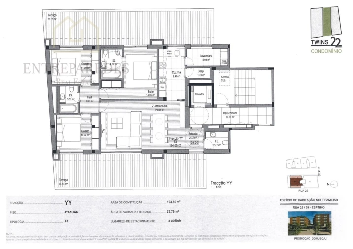 Apartamento T3 para Venda em Espinho Foto 18