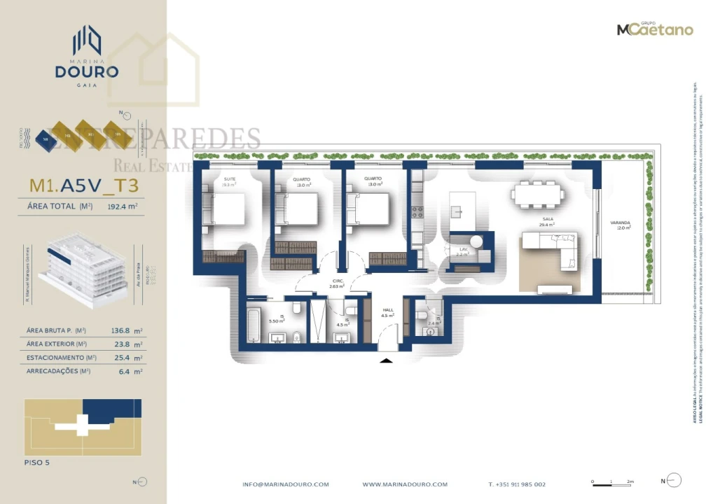 Apartamento T3 para Venda em Santa Marinha e São Pedro da Afurada Foto 8