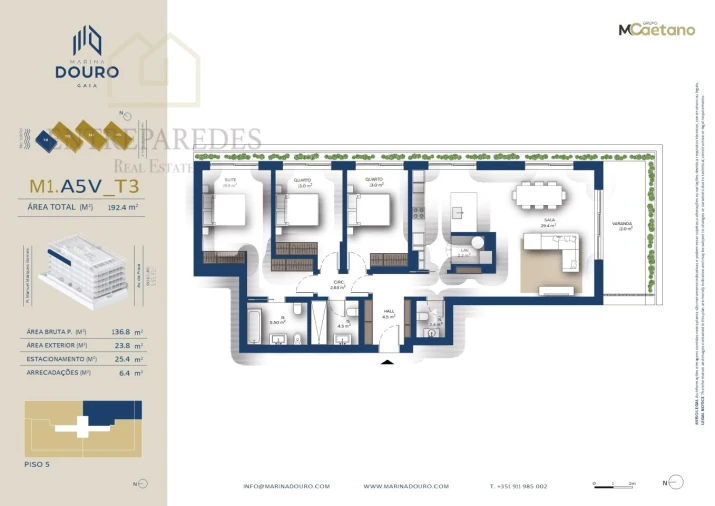 Apartamento T3 para Venda em Santa Marinha e São Pedro da Afurada Foto 8