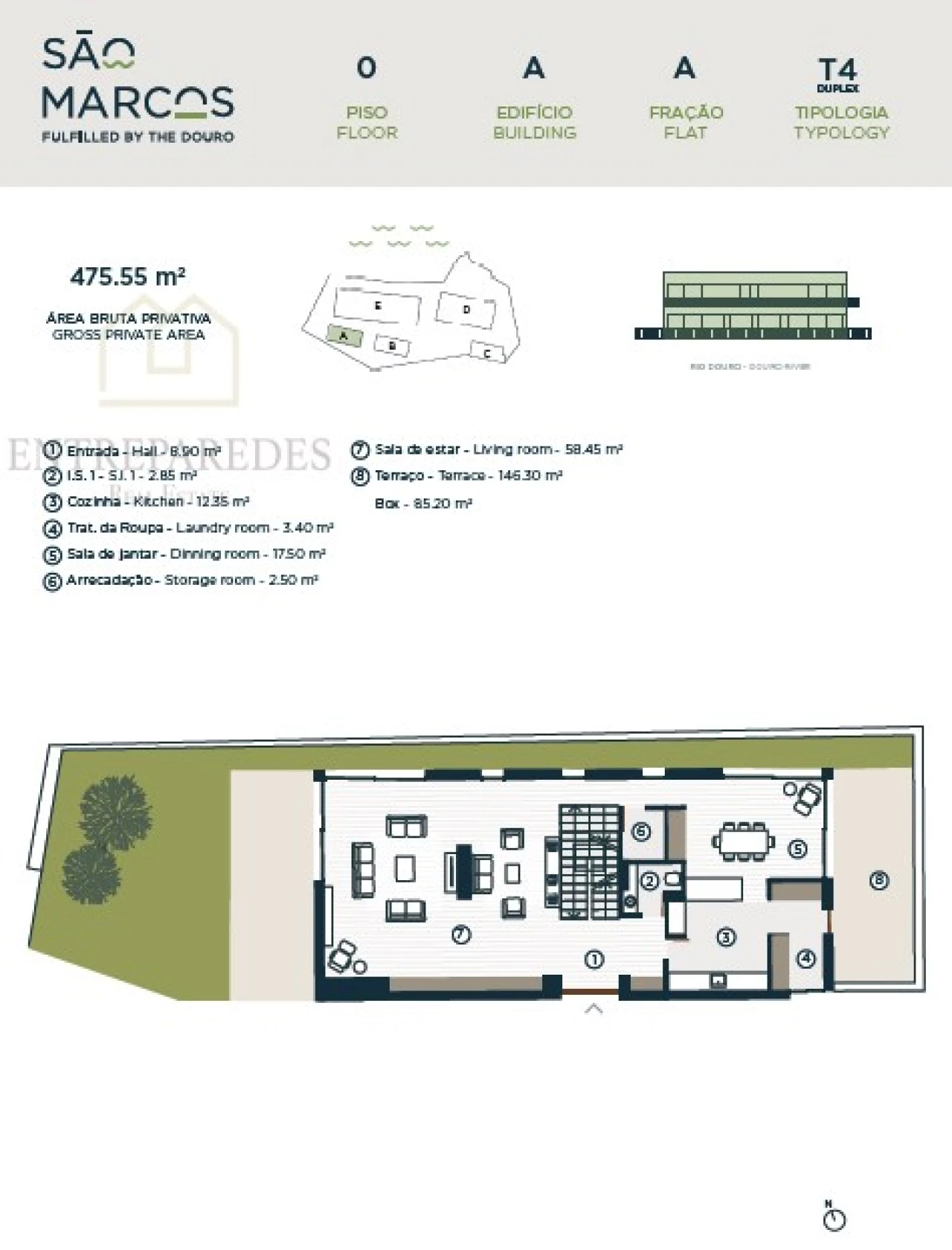 Apartamento T4 para Venda em Santa Marinha e São Pedro da Afurada Foto 17