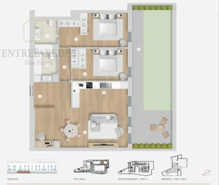 Apartamento T2 para Venda em Cedofeita, Santo Ildefonso, Sé, Miragaia, São Nicolau e Vitória