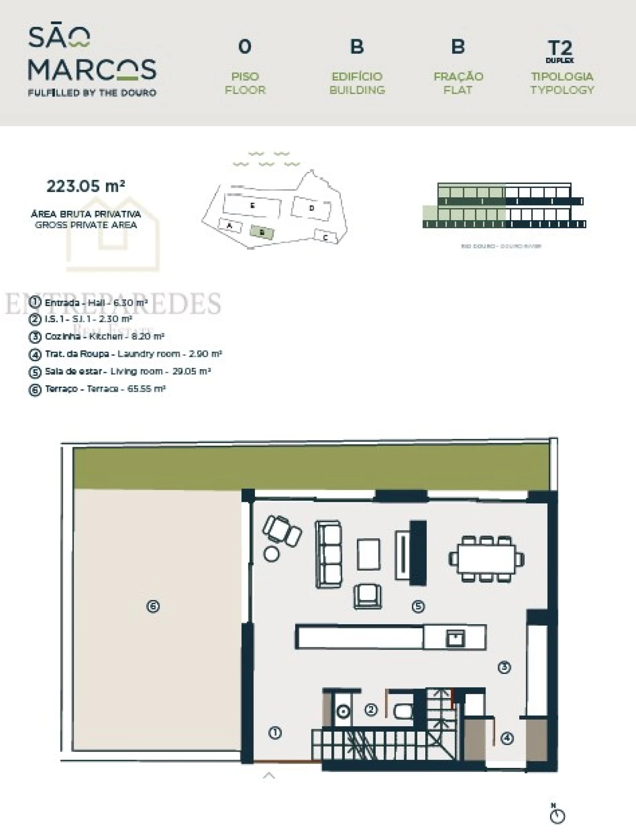 Apartamento T2 para Venda em Santa Marinha e São Pedro da Afurada Foto 14