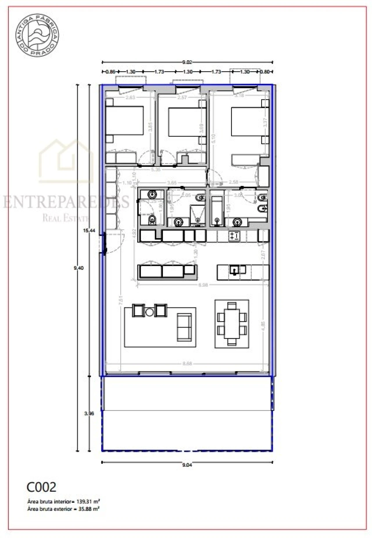 Apartamento T3 para Venda em Matosinhos e Leça da Palmeira Foto 10