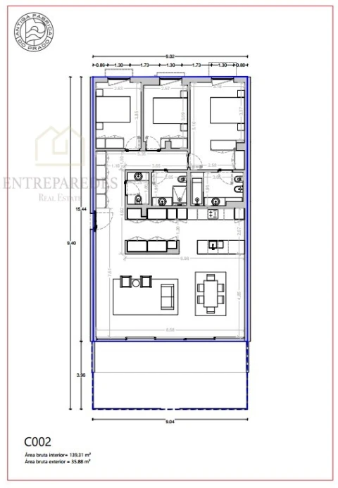 Apartamento T3 para Venda em Matosinhos e Leça da Palmeira
