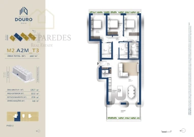 Apartamento T3 para Venda em Santa Marinha e São Pedro da Afurada